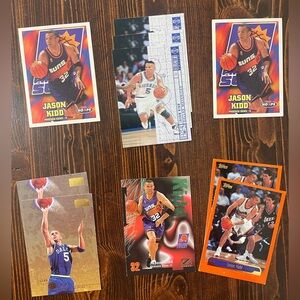 Set of 10 Jason Kidd Basketball cards Mavericks Suns
